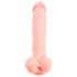Medical - dildo de silicona médica (24cm) - natural