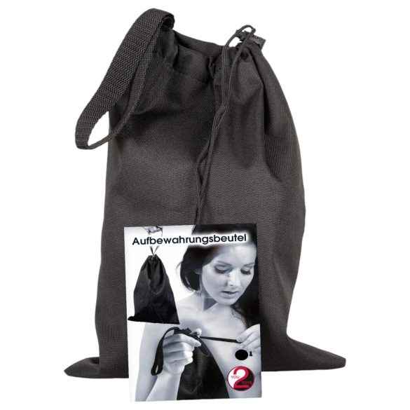 Bolsa discreta para juguetes eróticos (negra)