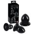 You2Toys - Set de Plugs Extensibles - Kit de Plugs Anales - 3 piezas (negro)