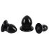 You2Toys - Set de Plugs Extensibles - Kit de Plugs Anales - 3 piezas (negro)