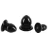 You2Toys - Kit de plugs de dilatación - juego de plugs anales - 3 uds (negro)
