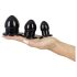 You2Toys - Set de Plugs Extensibles - Kit de Plugs Anales - 3 piezas (negro)