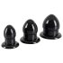 You2Toys - Set de Plugs Extensibles - Kit de Plugs Anales - 3 piezas (negro)