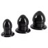 You2Toys - Kit de plugs de dilatación - juego de plugs anales - 3 uds (negro)