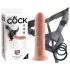 King Cock Strap-on 8 - Arnés con Consolador - Natural