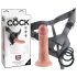 King Cock Strap-on 6 - dildo con arnés - natural