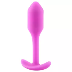 b-Vibe Snug Plug 1 - plug anal con peso interno (55 g, rosa)