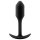 b-vibe Snug Plug 1 - plug anal con peso (55g) - negro