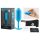 b-vibe Snug Plug 3 - plug anal de dos bolas (180g) - azul