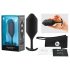 b-vibe Snug Plug 4 - Dildo anal doble bola (257g) - negro