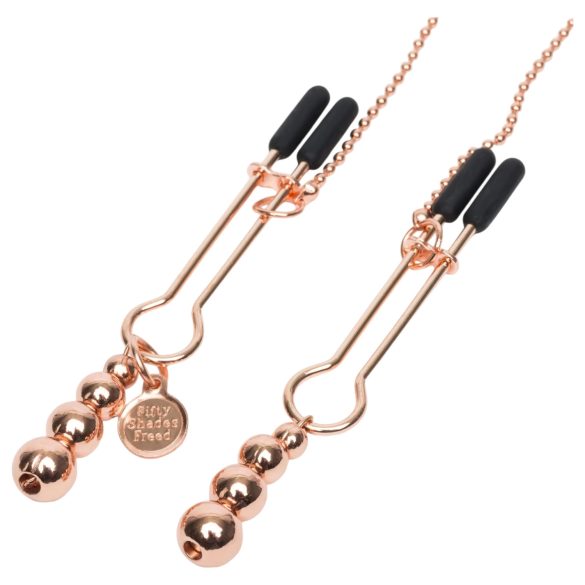 Fifty Shades Freed - Pinzas para pezones y clítoris - metal regulable