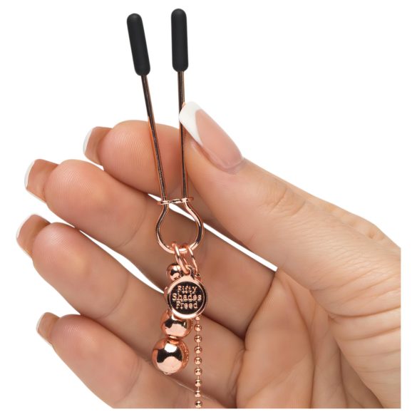 Fifty Shades Freed - Pinzas para pezones y clítoris - metal regulable