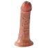 King Cock 6 consolador (15 cm) - marrón