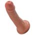 King Cock 6 consolador (15 cm) - marrón