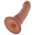King Cock 6 consolador (15 cm) - marrón