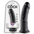 Dildo King Cock 8" (20 cm) - negro