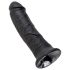 Dildo King Cock 8" (20 cm) - negro