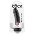 Dildo King Cock 8" (20 cm) - negro