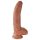 Dildo King Cock 23 cm con testículos - Marrón