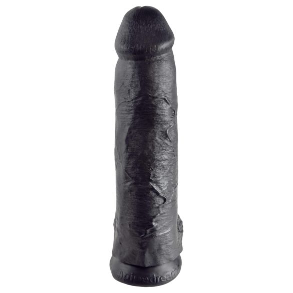 King Cock - dildo realista grande con testículos - 30 cm - negro
