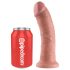 King Cock 8 Consolador (20 cm) - Natural