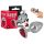 Plug anal de aluminio Diamond 85g rojo y plata - You2Toys
