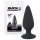 Black Velvet Heavy - Plug anal de 40g (negro)