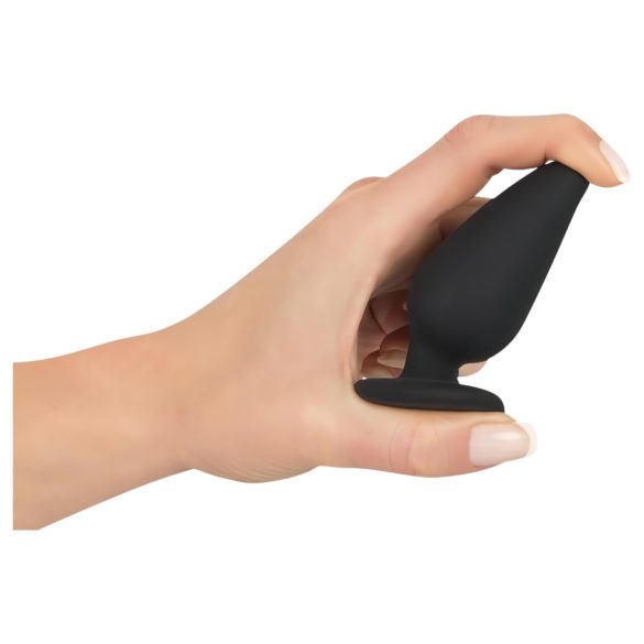 Black Velvets - plug anal pesado 75g - silicona negra