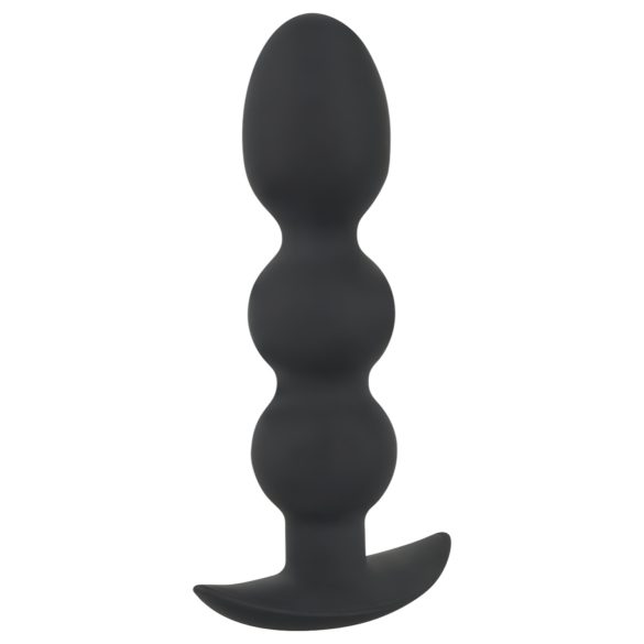 Black Velvets - plug anal bolas pesado 145g - silicona negra