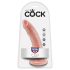 King Cock 7 Dildo (18 cm) - Natural