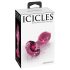 Icicles No. 79 - plug anal de vidrio cónico (rosa)