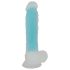 You2Toys Glow in the Dark - Dildo luminiscente con ventosa (azul)
