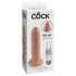 King Cock 6 - dildo realista (15 cm) - natural