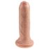 King Cock 6 - dildo realista (15 cm) - natural