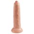 King Cock 9 - dildo realista (23 cm) - natural