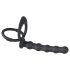 Black Velvet - Anillo pene y dildo anal (negro)