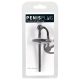 Plug pene - anillo hueco de silicona (negro)