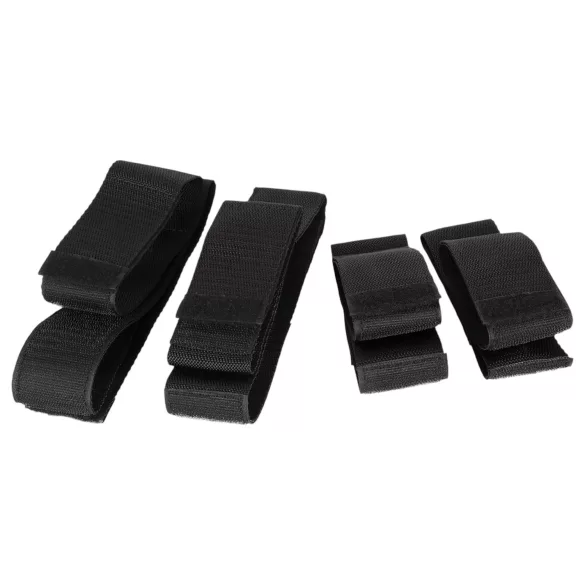 Bad Kitty - set de ataduras manos a pies - negro