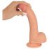 Dildo realista con ventosa (22cm) - natural
