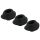 Set de cabezales de succión Womanizer Premium S - negro (3 piezas)