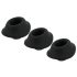 Set de cabezales de succión Womanizer Premium S - negro (3 piezas)