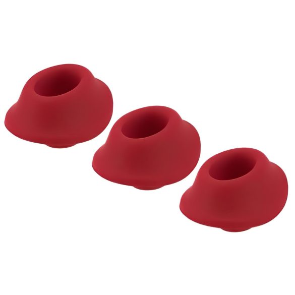 Kit de Campanas de Repuesto Womanizer Premium S - Rojo (3 piezas)