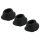 Juego de cabezales de repuesto Womanizer Premium M - negro (3 piezas)