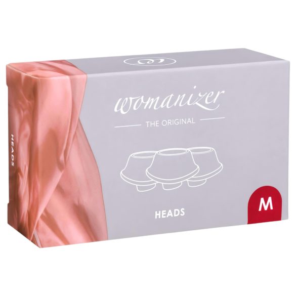 Womanizer Premium M - set de cabezales de recambio - silicona roja - 3 piezas