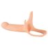 You2Toys - Arnés con dildo hueco (grande) - color piel