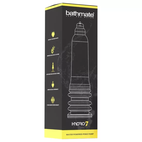Bathmate Hydro7 - bomba hidráulica para pene - transparente