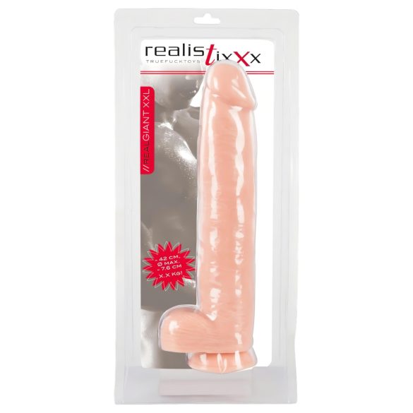 realistixxx Giant 3XL - dildo realista (42cm) - natural