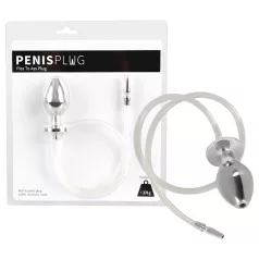   You2Toys - Piss to Ass Plug - plug anal hueco con dilatador de uretra