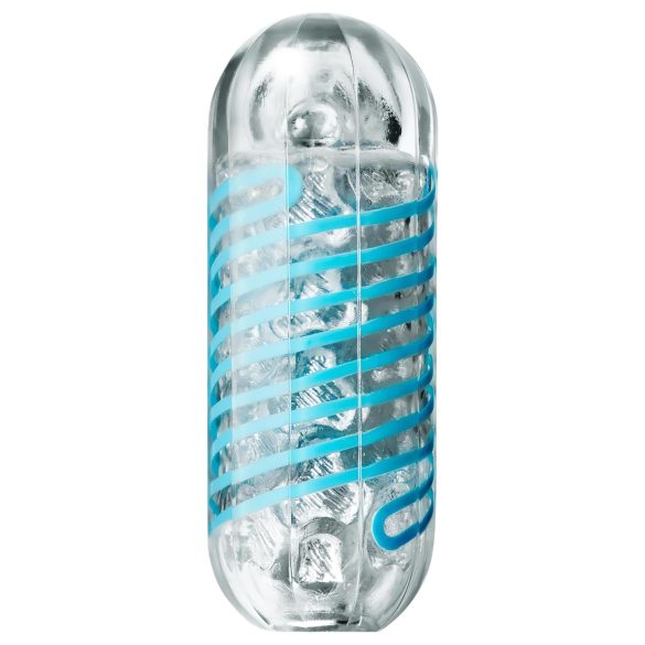 TENGA Spinner Tetra - masturbador masculino - textura giratoria - transparente