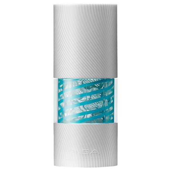 TENGA Spinner Tetra - masturbador masculino - textura giratoria - transparente